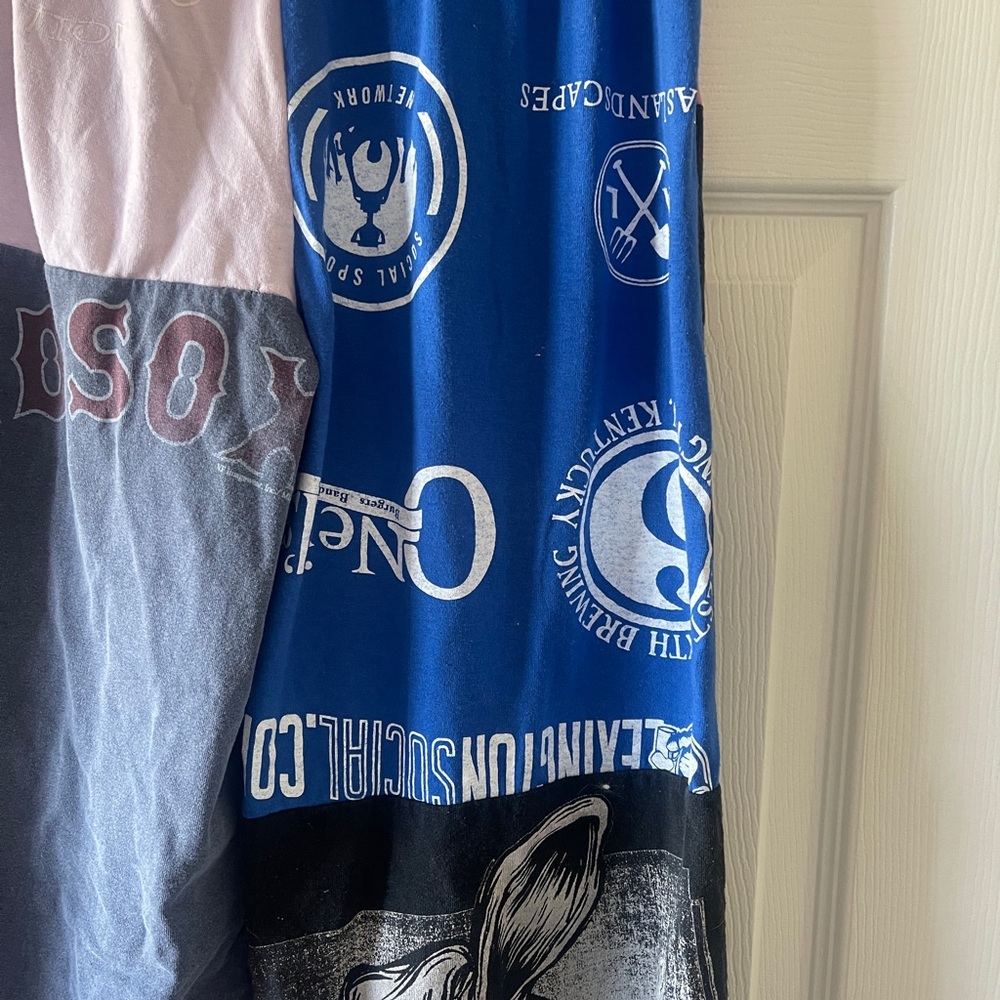 Colorblock Patchwork Joggers - image 6